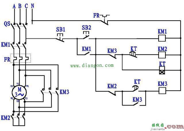 看不懂电动机星三角降压启动电路图?4张图让你彻底搞清楚