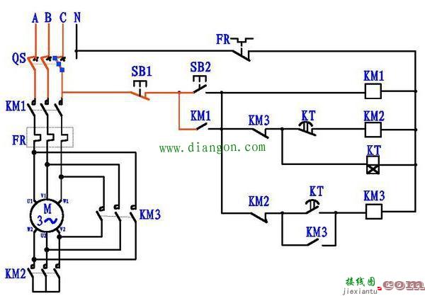 看不懂电动机星三角降压启动电路图？4张图让你彻底搞清楚  第2张