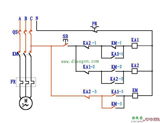 一个按钮控制电机启动停止电路原理图解 很多老电工都搞不懂  第6张
