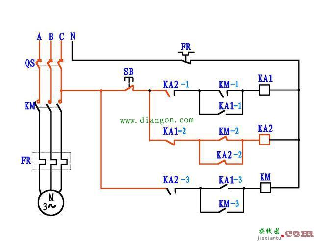 一个按钮控制电机启动停止电路原理图解 很多老电工都搞不懂  第5张
