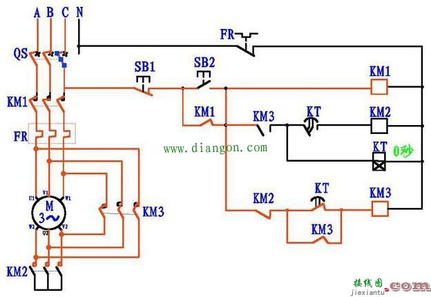 看不懂电动机星三角降压启动电路图？4张图让你彻底搞清楚  第4张