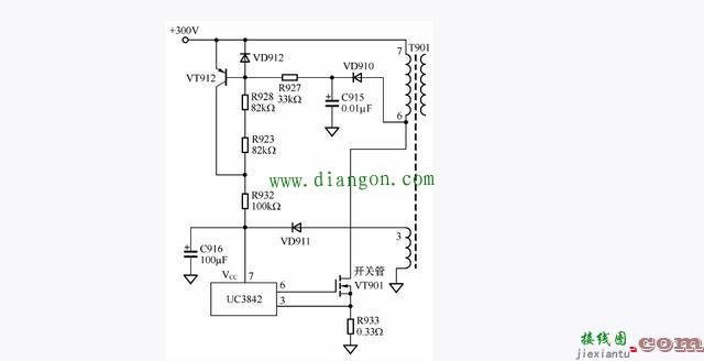 开关电源开关管两种常用的启动电路  第3张
