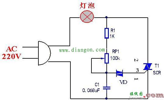 双向触发二极管与可控硅应用电路  第1张