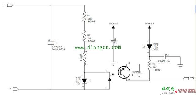 220v交流过零检测电路  第1张