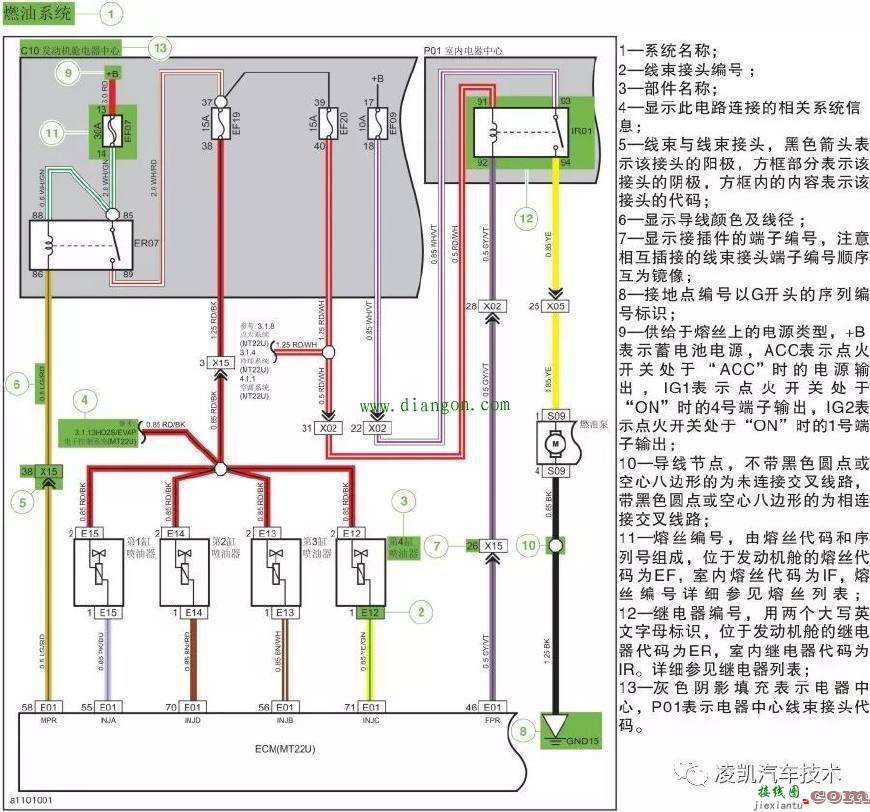 长安汽车电路图识读  第5张