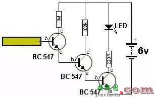 三级管最简单放大电路图解  第5张