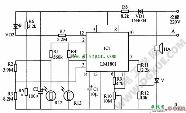 火灾报警器电路工作原理  第1张