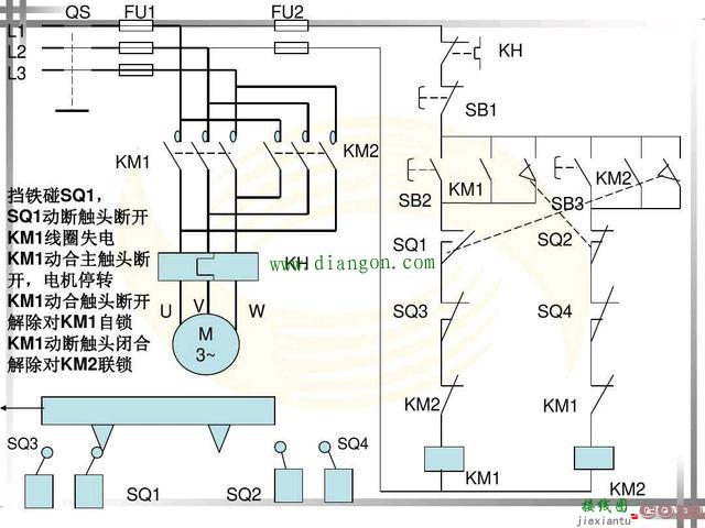 自动往返控制电路图  第6张