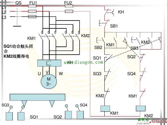 自动往返控制电路图  第7张