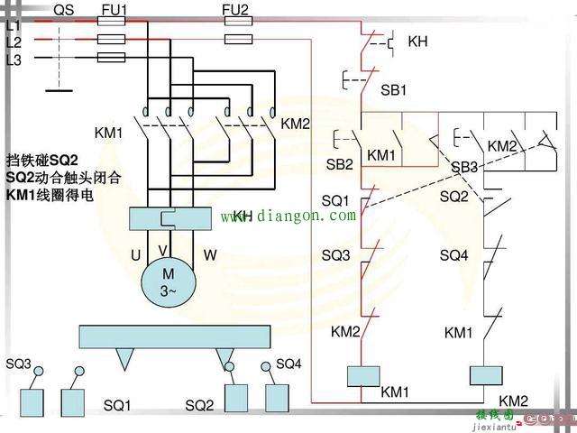 自动往返控制电路图  第11张