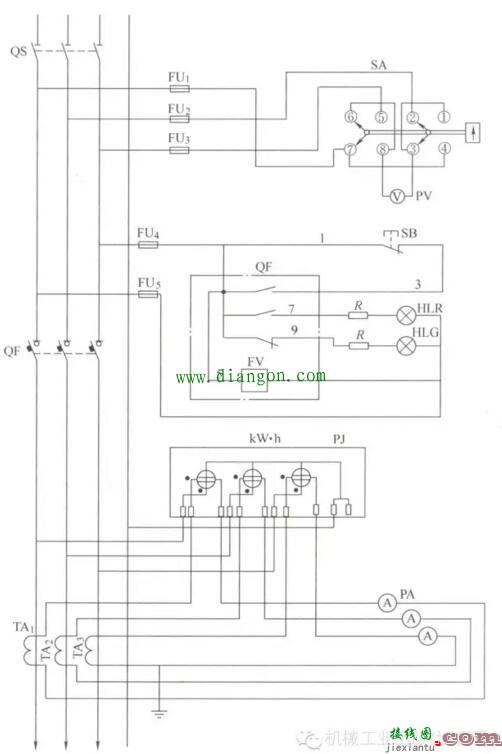 企业电力供电电路图的识图方法  第2张