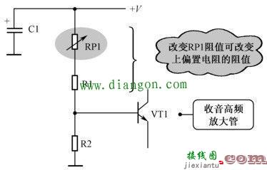 三极管偏置电路中可变电阻电路分析  第1张