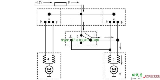 汽车电动车窗的组成和电路图工作原理图解  第6张