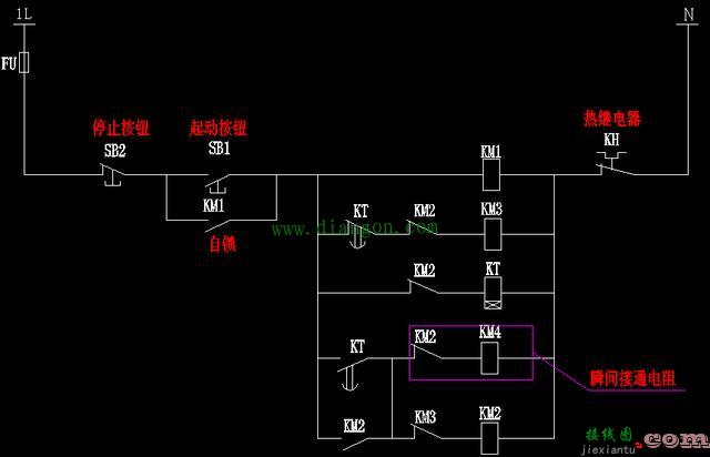 星三角起动另一种形式-闭式星三角电路讲解  第4张