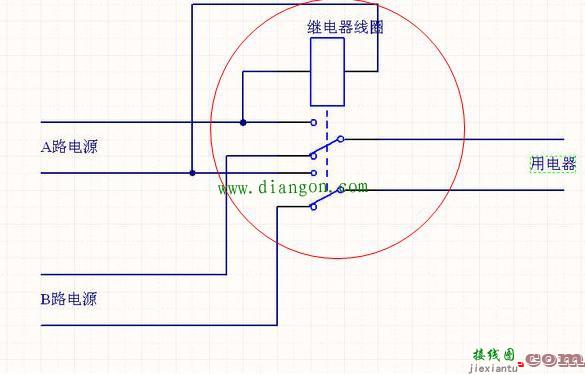 双电源自动切换电路原理_双电源自动切换原理图  第3张