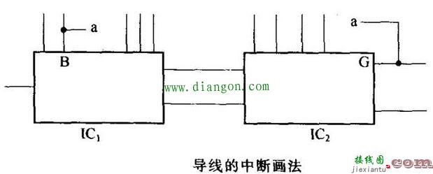 电路图中元器件之间连接线的表示方法  第3张