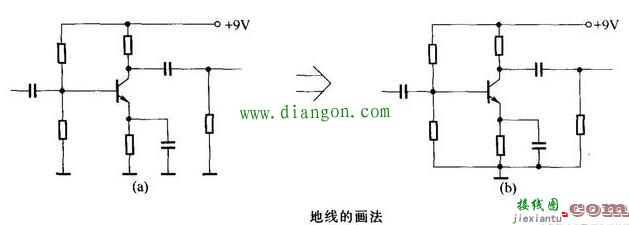 电路图中电源线与地线的表示方法  第3张