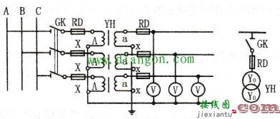 电压互感器YO/YO连接方式电路  第1张