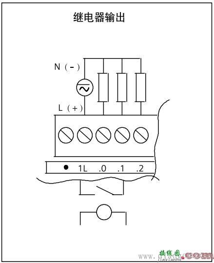 PLC输入输出电路接线方法图解  第5张