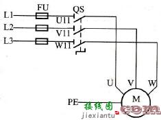 电动机的单向运转控制电路图  第2张