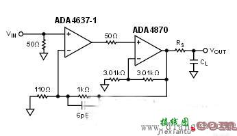 驱动放大器ADA4870应用电路  第1张