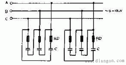 电力电容器用于无功功率补偿电路图解  第1张