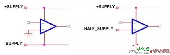 如何将双电源运放电路改为单电源电路  第1张