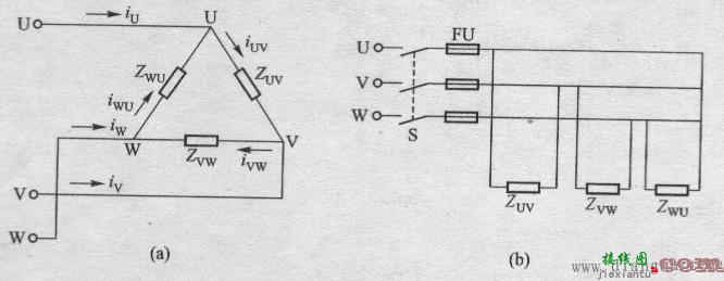 三相负载的三角形联结和电路计算  第1张