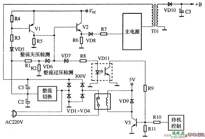 彩电开关电源系统初级常见保护电路  第3张