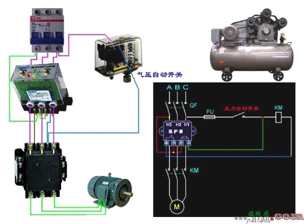 电工基础知识—常见电动机控制电路图_电动机控制电路精选  第9张