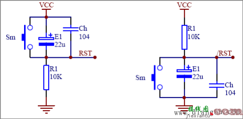 常见复位电路原理图  第1张