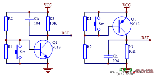 常见复位电路原理图  第3张