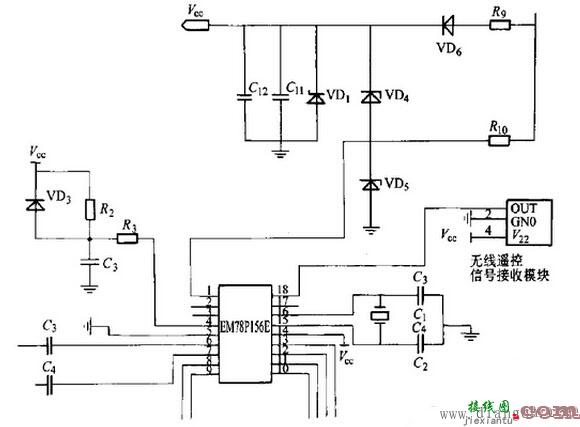 新型无线遥控智能照明系统电路图解  第3张