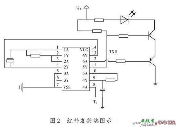 RS232串口转红外通讯电路原理图解  第2张