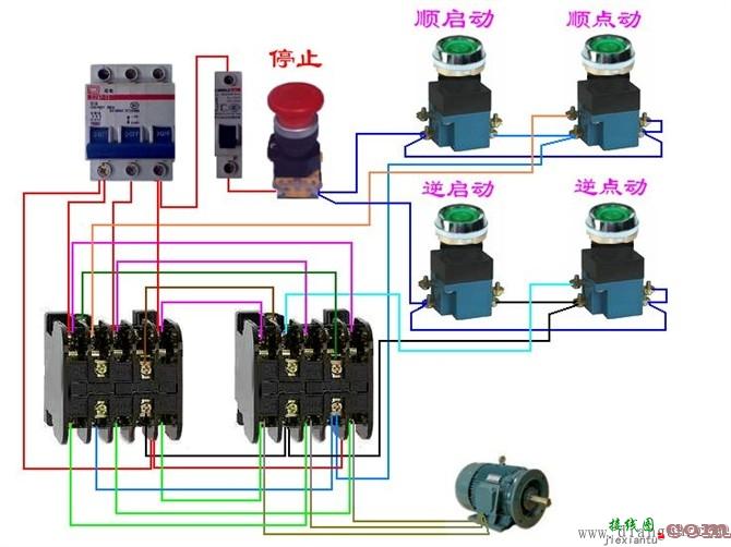 电工最常见电路_电工常见电路接线图_电工最常见电路的实物接线图集  第47张