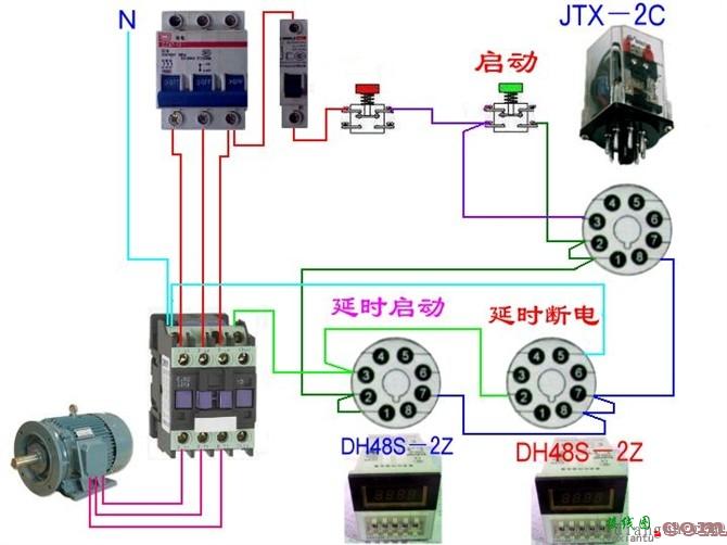 电工最常见电路_电工常见电路接线图_电工最常见电路的实物接线图集  第77张