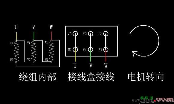 电机星角启动电路图_星三角启动原理图_星角启动实物接线图  第1张