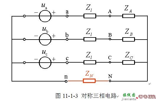 对称三相电源与对称三相电路和对称三相负载  第17张