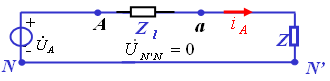 Y–Y接（三相三线制），Y0–Y0（三相四线制）对称三相电路的计算  第7张