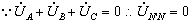 Y–Y接（三相三线制），Y0–Y0（三相四线制）对称三相电路的计算  第4张