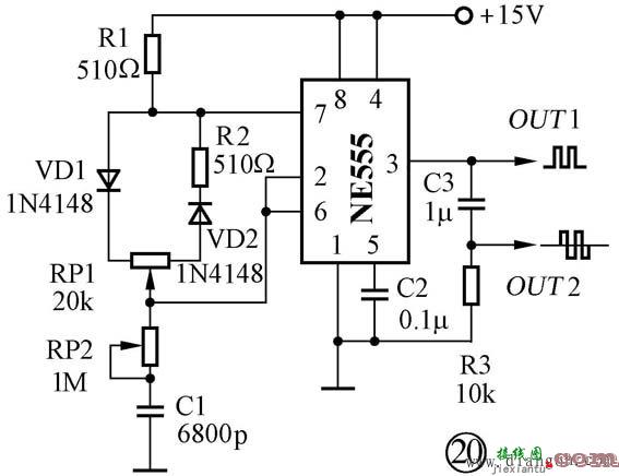 555时基集成电路NE555的识别与应用图解  第20张