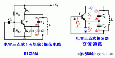 电容三点式振荡电路  第1张