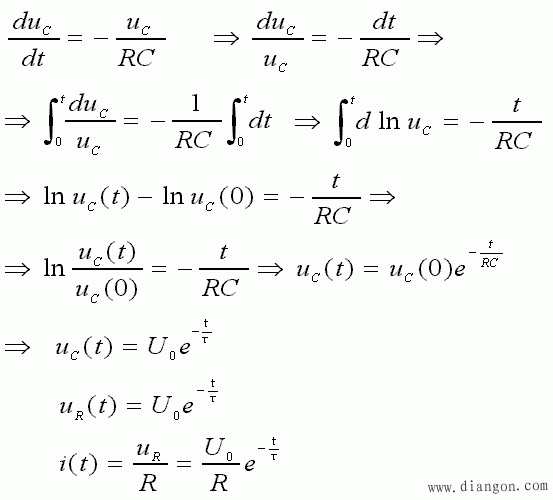 电路的初始状态与方程的初始条件  第4张