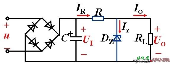 稳压二极管稳压电路  第1张
