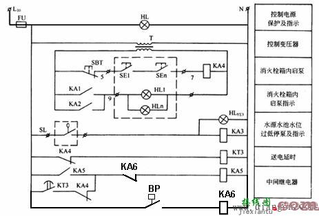 全电压启动的消火栓泵电路  第2张
