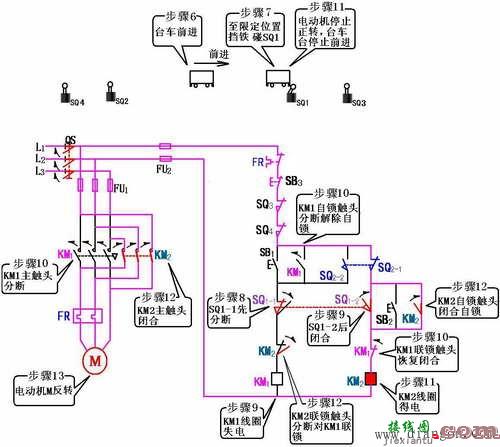 自动往返控制电路原理  第3张