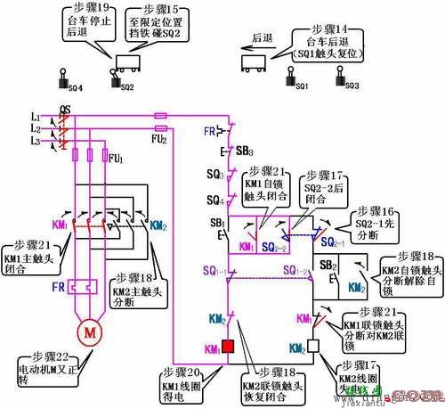 自动往返控制电路原理  第4张