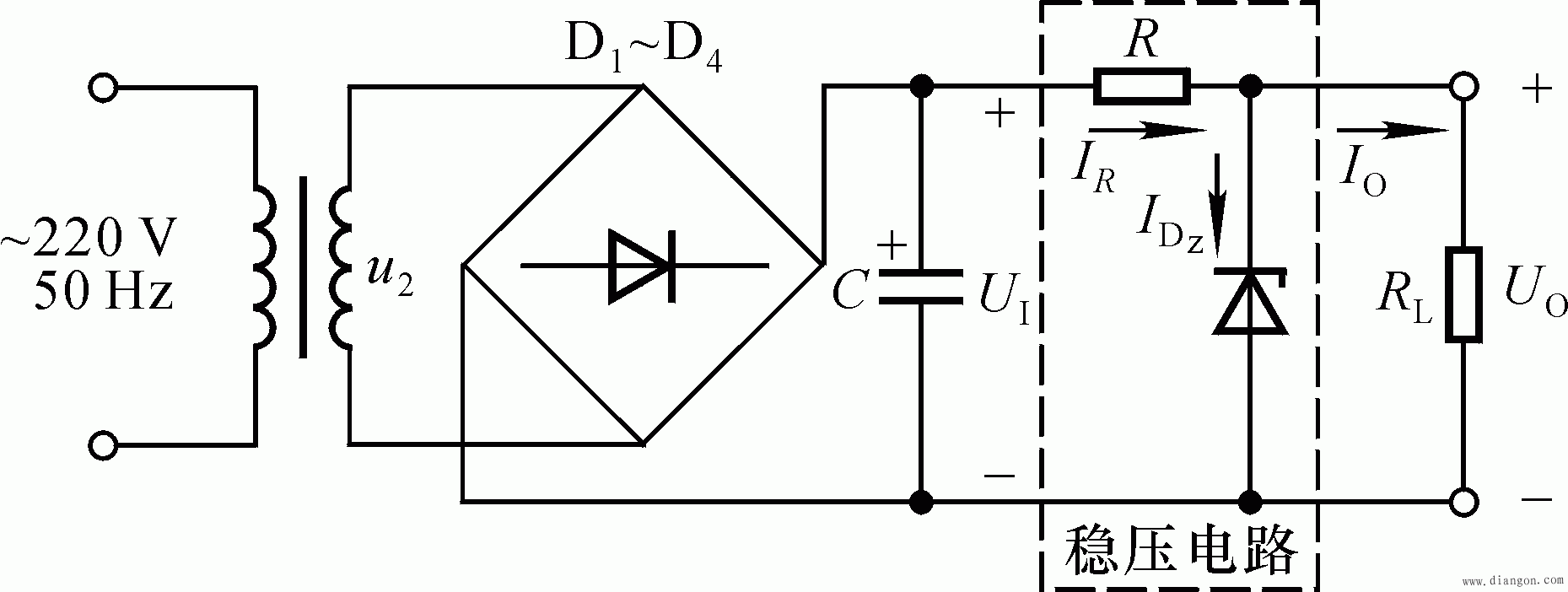 稳压二极管及其稳压电路  第1张