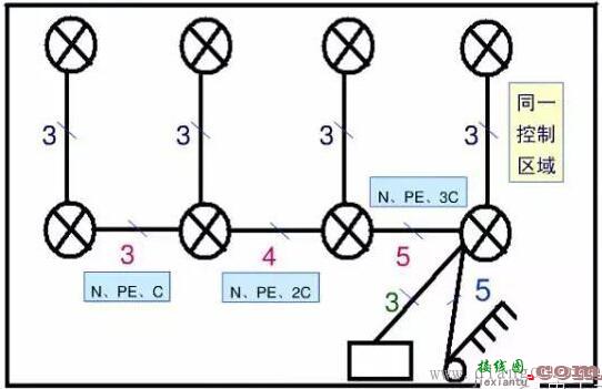 照明电路接线图怎么看?照明电路接线图识图解  第12张