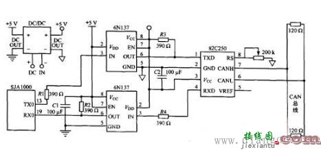 CAN总线接口电路原理及设计注意事项  第1张